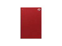 Seagate One Touch HDD STKB2000403 - Disque dur - 2 To - externe (portable) - USB 3.2 Gen 1 - rouge - avec 2 ans de Seagate Rescue Data Recovery STKB2000403