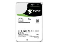 Seagate Exos X20 ST20000NM003D - Disque dur - chiffré - 20 To - interne - SAS 12Gb/s - 7200 tours/min - mémoire tampon : 256 Mo - Self-Encrypting Drive (SED) ST20000NM003D