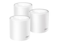 TP-Link Deco X50 - - système Wi-Fi - (3 routeurs) - jusqu'à 6500 pieds carrés - maillage - 1GbE - Wi-Fi 6 - Bi-bande DECO X50(3-PACK)