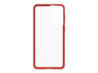 OtterBox React Series - Coque de protection pour téléphone portable - rouge power - pour Samsung Galaxy S21+ 5G 77-81575