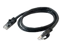 C2G Cat6 Booted Unshielded (UTP) Network Patch Cable - Cordon de raccordement - RJ-45 (M) pour RJ-45 (M) - 30 m - UTP - CAT 6 - moulé, sans crochet, bloqué - noir 83415