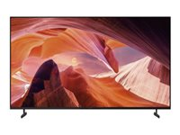 Sony Bravia Professional Displays FWD-75X80L - Classe de diagonale 75" (74.5" visualisable) - X80L Series écran LCD rétro-éclairé par LED - avec tuner TV - signalisation numérique - Smart TV - Google TV - 4K UHD (2160p) 3840 x 2160 - HDR - cadre clignotant, Direct LED - noir FWD-75X80L