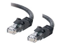 C2G Cat6 Booted Unshielded (UTP) Crossover Patch Cable - Câble inverseur - RJ-45 (M) pour RJ-45 (M) - 5 m - UTP - CAT 6 - moulé, sans crochet, bloqué - noir 83544