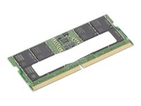 ThinkPad - DDR5 - module - 16 Go - SO DIMM 262 broches - 4800 MHz / PC5-38400 - Campus - vert - pour ThinkPad T15p Gen 3 21DA, 21DB 4X71K08907