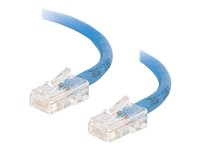 C2G Cat5e Non-Booted Unshielded (UTP) Network Patch Cable - Cordon de raccordement - RJ-45 (M) pour RJ-45 (M) - 5 m - UTP - CAT 5e - bloqué, uniboot - bleu 83025