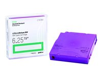HPE RW Data Cartridge - 20 x LTO Ultrium 6 - 2.5 To / 6.25 To - étiquettes marquables - violet - pour StorageWorks SAS Rack-Mount Kit; StoreEver MSL2024, MSL4048, MSL8096; StoreEver 1/8 G2 C7976AN