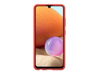 OtterBox React Series - Coque de protection pour téléphone portable - polycarbonate, caoutchouc synthétique - rouge power - pour Samsung Galaxy A32 4G 77-81868