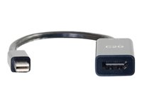 C2G 8in Mini DisplayPort Male to HDMI Female Passive Adapter Converter - 4K 30Hz - Adaptateur vidéo - Mini DisplayPort mâle pour HDMI femelle - 20.3 cm - noir - support 4K, passif 84430