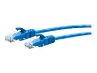 C2G 25ft (7.6m) Cat6a Snagless Unshielded (UTP) Slim Ethernet Network Patch Cable - Blue - Cordon de raccordement - RJ-45 (M) pour RJ-45 (M) - 7.6 m - 4.8 mm - UTP - CAT 6a - moulé, sans crochet - bleu C2G30138