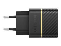 OtterBox Wall Charger - Adaptateur secteur - 30 Watt - 3 A - PD 3.0 (24 pin USB-C) - noir scintillant 78-80483