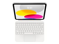 Apple Magic Keyboard Folio - Clavier et étui - avec trackpad - Apple Smart connector - AZERTY - Français - pour iPad Wi-Fi (10ème génération) MQDP3F/A