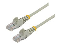 StarTech.com Câble réseau Cat5e UTP sans crochet de 2 m - Cordon Ethernet RJ45 anti-accroc - Câble patch - M/M - Gris - Cordon de raccordement - RJ-45 (M) pour RJ-45 (M) - 2 m - UTP - CAT 5e - moulé, sans crochet - gris 45PAT2MGR