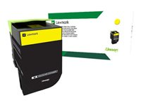 Lexmark 802HY - À rendement élevé - jaune - original - cartouche de toner LCCP, LRP - pour Lexmark CX410de, CX410dte, CX410e, CX510de, CX510dhe, CX510dthe 80C2HY0