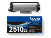 Brother TN-2510XL - Super High Capacity - noir - original - boîte - cartouche de toner - pour Brother DCP-L2620, L2627, L2660, HL-L2400, L2445, L2447, MFC-L2800, L2827, L2860 TN2510XL