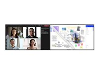 NEC 55" Dual Collaboration Room System - Kit de vidéo-conférence - avec MultiSync M551 IGB non tactile 40001570