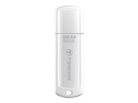 Transcend JetFlash 730 - Clé USB - 64 Go - USB 3.0 - blanc TS64GJF730