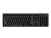 Logitech G413 SE - Clavier - rétro-éclairé - USB - AZERTY - Français - commutateur : Tactile - noir 920-010435