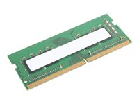 Lenovo - DDR4 - module - 8 Go - SO DIMM 260 broches - 3200 MHz / PC4-25600 - mémoire sans tampon - ECC - vert - pour ThinkPad P1 Gen 4; P15 Gen 2; P17 Gen 2; T15g Gen 2 4X71F27329