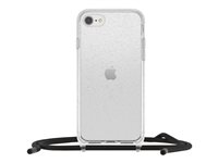 OtterBox React Series - Coque de protection pour téléphone portable - collier - stardust (paillettes transparentes) - pour Apple iPhone 7, 8, SE (2e génération), SE (3rd generation) 77-92275