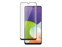 BIGBEN Connected - Protection d'écran pour téléphone portable - 2.5D - verre - couleur de cadre noir - pour Samsung Galaxy A22 PEGLASSGA224G