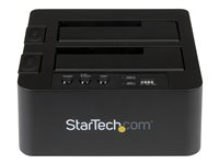 StarTech.com Standalone Hard Drive Duplicator, Dual Bay HDDSSD ClonerCopier, USB 3.1 (10 Gbps) to SATA III (6Gbps) HDDSSD Docking Station, Hard Disk Duplicator Dock - Hard Drive Cloner - Duplicateur de disque dur - 2 Baies (SATA-300) - pour P/N: TBLT3MM1MA, TBLT3MM2M, TBLT3MM2MA SDOCK2U313R