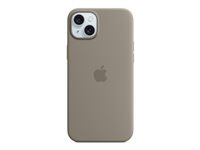 Apple - Coque de protection pour téléphone portable - compatibilité avec MagSafe - silicone - argile - pour iPhone 15 Plus MT133ZM/A
