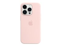 Apple - Coque de protection pour téléphone portable - avec MagSafe - silicone - rose craie - pour iPhone 14 Pro MPTH3ZM/A