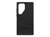 OtterBox Commuter Series - Coque de protection pour téléphone portable - antimicrobien - polycarbonate, caoutchouc synthétique - noir - pour Samsung Galaxy S23 Ultra 77-91111