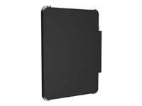 [U] Case for iPad 10.2-in (9/8/7 Gen, 2021/2020/2019) - Lucent Black/Ice - Étui à rabat pour tablette - noir, glacé - 10.2" - pour Apple 10.2-inch iPad (7ème génération, 8ème génération) 12191N314043
