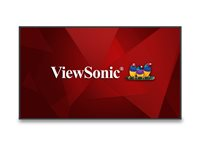 ViewSonic CDE7530 - Classe de diagonale 75" CDE30 Series écran LCD rétro-éclairé par LED - signalisation numérique - avec lecteur multimédia SoC intégré - 4K UHD (2160p) 3840 x 2160 - Direct LED CDE7530