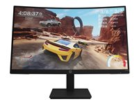 HP X27qc Gaming Monitor - écran LED - incurvé - QHD - 27" 32H02AA#ABB