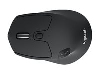 Logitech M720 Triathlon - Souris - pour droitiers - optique - 7 boutons - sans fil - Bluetooth, 2.4 GHz - récepteur sans fil USB 910-004791