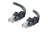 C2G Cat6 Booted Unshielded (UTP) Crossover Patch Cable - Câble inverseur - RJ-45 (M) pour RJ-45 (M) - 1.5 m - UTP - CAT 6 - moulé, sans crochet, bloqué - noir 83541