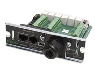 Schneider Dry Contact I/O SmartSlot Card - Module de gestion d'onduleur - noir - pour P/N: SMTL1000RMI2UC, SMX1000C, SMX1500RM2UC, SMX1500RM2UCNC, SMX750C, SMX750CNC AP9613