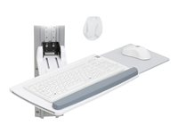 Ergotron Neo-Flex - Clavier/plate-forme de souris - coulissant - montable sur mur - blanc 45-403-062