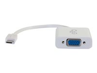 C2G USB 3.1 USB Type C To VGA Adapter - USB C to VGA White - Adaptateur vidéo externe - USB 3.1 - D-Sub - blanc 88844