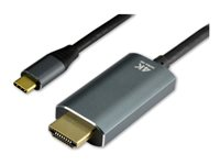 MCL - Câble adaptateur - 24 pin USB-C mâle pour HDMI mâle - 1.8 m - support pour 4K60Hz (3840 x 2160), une directionnelle MB1B99AZUSB3CHD20