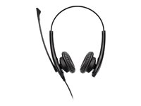 Jabra BIZ 1100 USB Duo - Micro-casque - sur-oreille - filaire - USB - noir - universitaire - certifié Zoom, Certifié pour Microsoft Teams 1159-0159-EDU