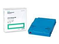 HPE - 20 x LTO Ultrium WORM 9 - 18 To / 45 To - code-barres personnalisé marqué, étiquettes marquables - bleu clair - pour P/N: R7E99A, R7F00A, R7F01A, R7F02A Q2079WL