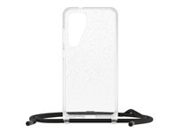 OtterBox React Series - Coque de protection pour téléphone portable - collier - stardust (paillettes transparentes) - pour Samsung Galaxy S24 77-94737