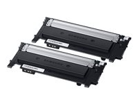 Samsung CLT-P404B - Pack de 2 - noir - original - cartouche de toner (SU364A) - pour Samsung CLX-3302, 3303, 3304, 3307; Xpress SL-C432, C433, C462, C463, C467, C482, C483 SU364A