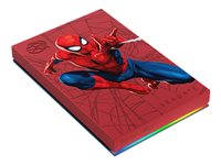 Seagate FireCuda STKL2000417 - Spider-Man Special Edition - disque dur - 2 To - externe (portable) - USB 3.2 Gen 1 - avec 2 ans de Seagate Rescue Data Recovery - pour Sony PlayStation 4, Sony PlayStation 4 Pro, Sony PlayStation 4 Slim, Sony PlayStation 5 STKL2000417