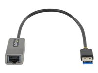 StarTech.com Adaptateur Ethernet USB 3.0 vers 10/100/1000 Gigabit Ethernet - Câble RJ45 vers USB - Cordon USB RJ45 de 30cm - Convertisseur RJ45 USB (USB31000S2) - Adaptateur réseau - USB 3.2 Gen 1 - Gigabit Ethernet x 1 - gris sidéral USB31000S2