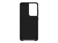 LifeProof WAKE - Coque de protection pour téléphone portable - 85 % de plastique recyclé provenant de l'océan - noir - modèle d'onde douce - pour Samsung Galaxy S21 Ultra 5G 77-81261