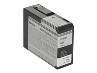 Epson T5808 - 80 ml - noir mat - original - cartouche d'encre - pour Stylus Pro 3800, Pro 3880 C13T580800