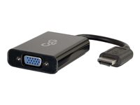 C2G HDMI to VGA and Stereo Audio Adapter Converter Dongle - Convertisseur vidéo - HDMI - noir 80501