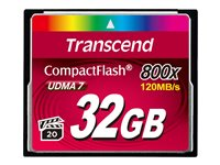 Transcend - Carte mémoire flash - 32 Go - 800x - CompactFlash TS32GCF800