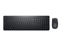 Dell KM3322W - Ensemble clavier et souris - sans fil - 2.4 GHz - AZERTY - Français - noir - avec 3 years NBD Advance Exchange KM3322W-R-FRC