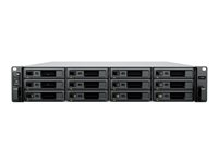 Synology UC3400 - Serveur NAS - 12 Baies - rack-montable - RAID RAID 0, 1, 5, 6, 10, JBOD, disque de réserve 5, 6 disques de secours, disque de réserve 10, disque de réserve 1, RAID F1, disque de secours F1 - RAM 16 Go - Gigabit Ethernet / 10 Gigabit Ethernet - iSCSI support UC3400