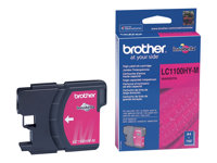 Brother LC1100HYM - À rendement élevé - magenta - original - cartouche d'encre - pour Brother DCP-6690CW, MFC-5890CN, MFC-5895CW, MFC-6490CW, MFC-6890CDW; Justio MFC-5890CN LC1100HYM